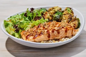 Sesame-Soy Salmon Bowl