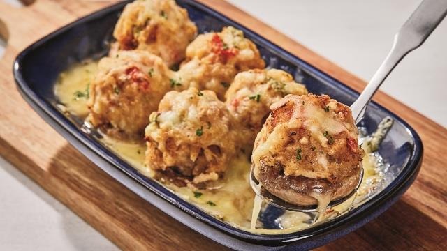 Seafood-Stuffed Mushrooms
