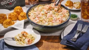 linguini alfredo family meal