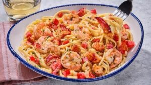 Lobster & Shrimp Linguini (full portion)