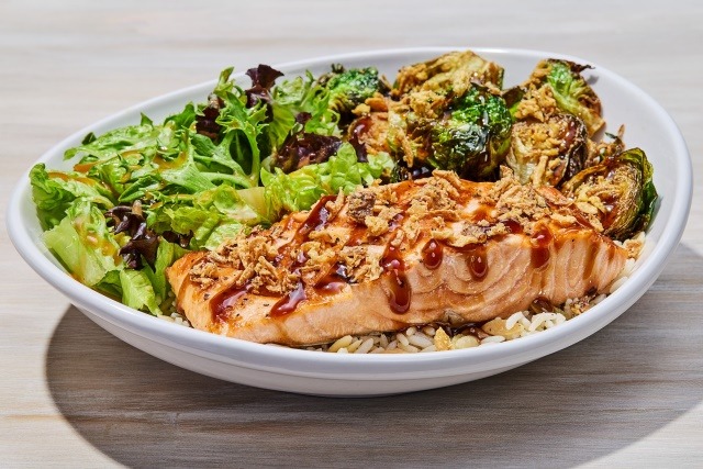 Sesame-Soy Salmon** Bowl